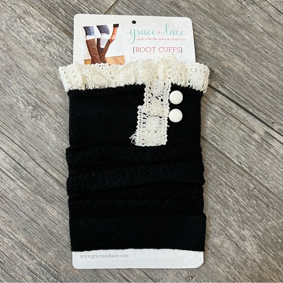 NWT Grace & Lace Dainty Lace Boot Cuffs - Picture 4 of 4
